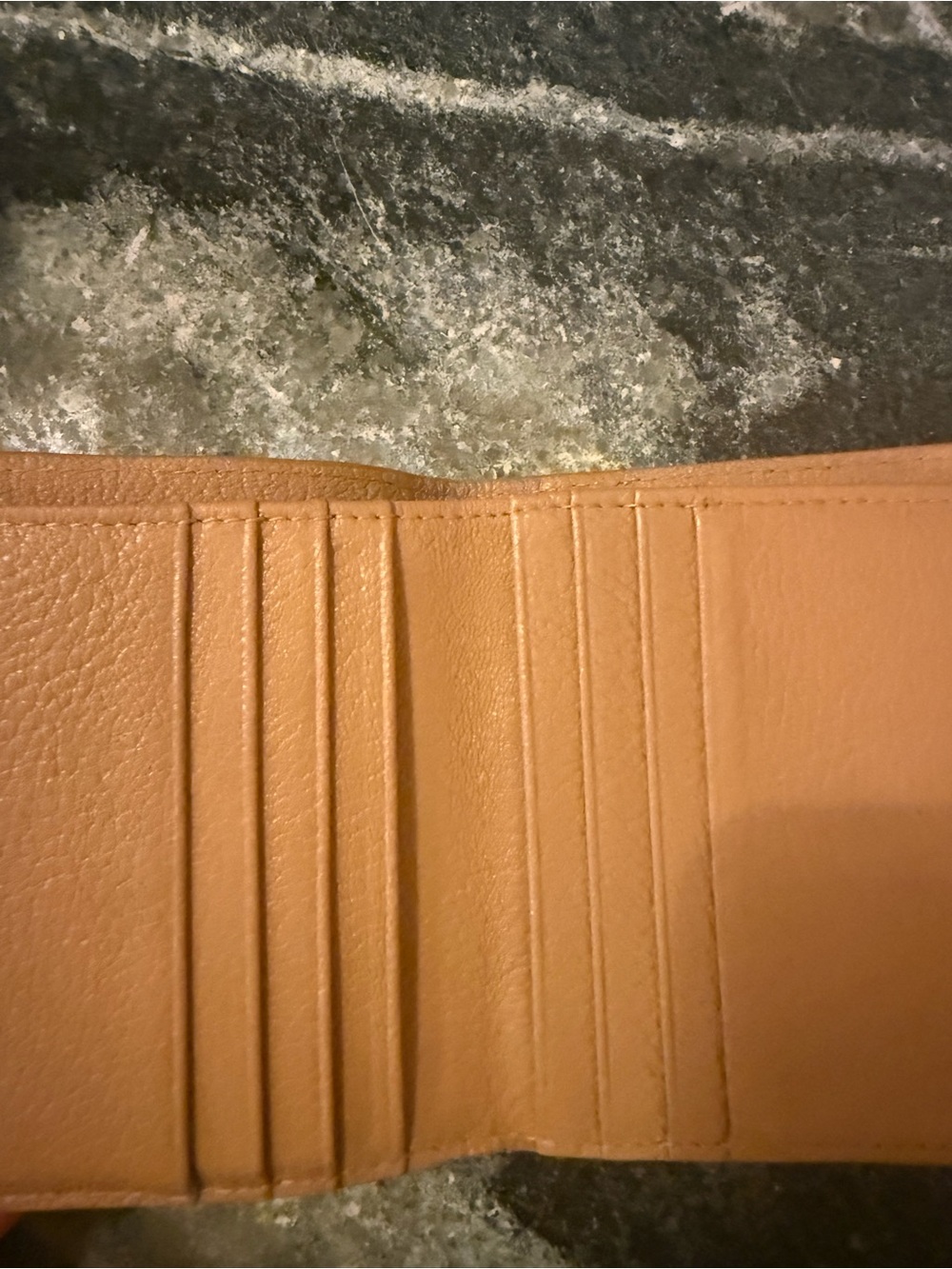 See By Chloé Tan Leather Ring-Accent Wallet - Picture 4 of 4